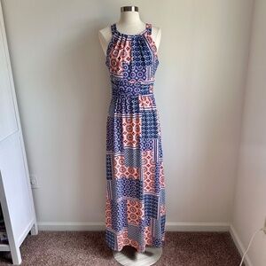 Kut from the Kloth Boho Patchwork Print Maxi Dress